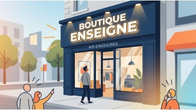 Enseigne de Devanture de Magasin : Quel Gain Réel de Visibilité ? |